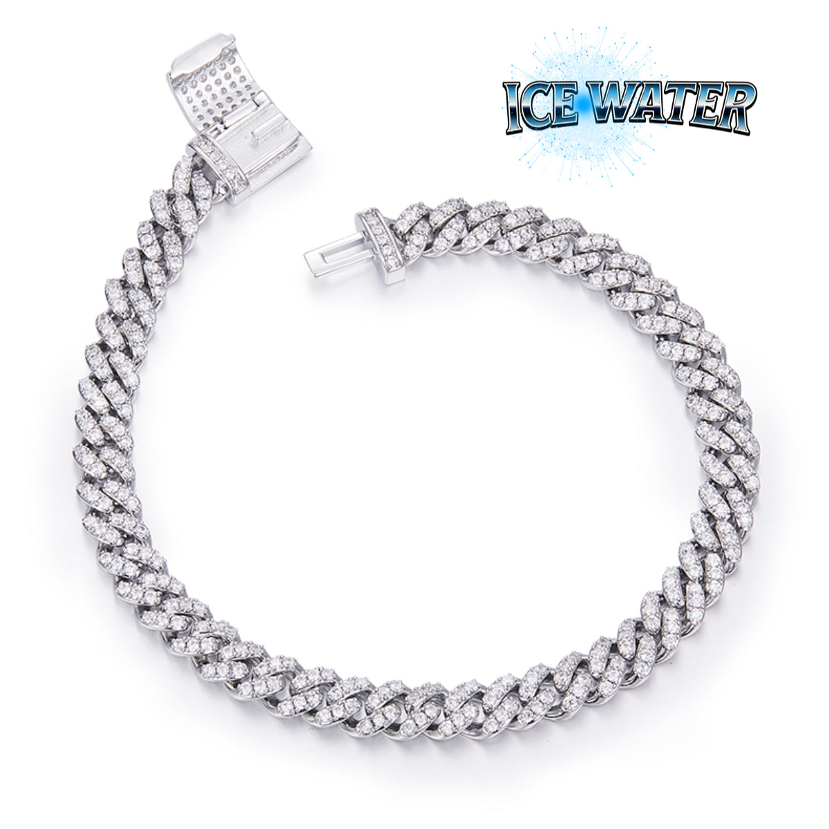 Moissanite 6MM cuban link necklace chain Jewelry