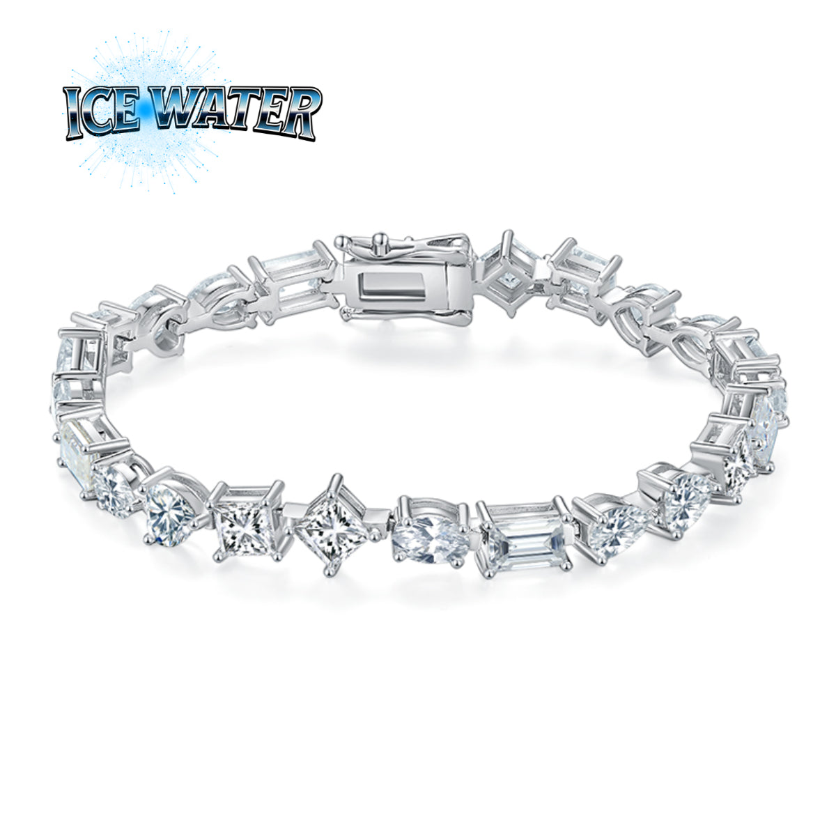 Moissanite Special shape tennis bracelet chain Jewelry