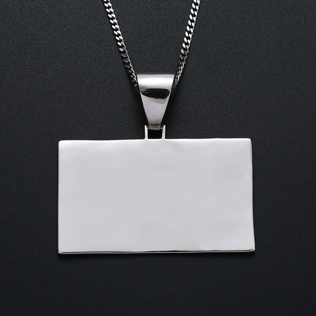 ICE WATER Copper Zirconia Visa Card Pendant