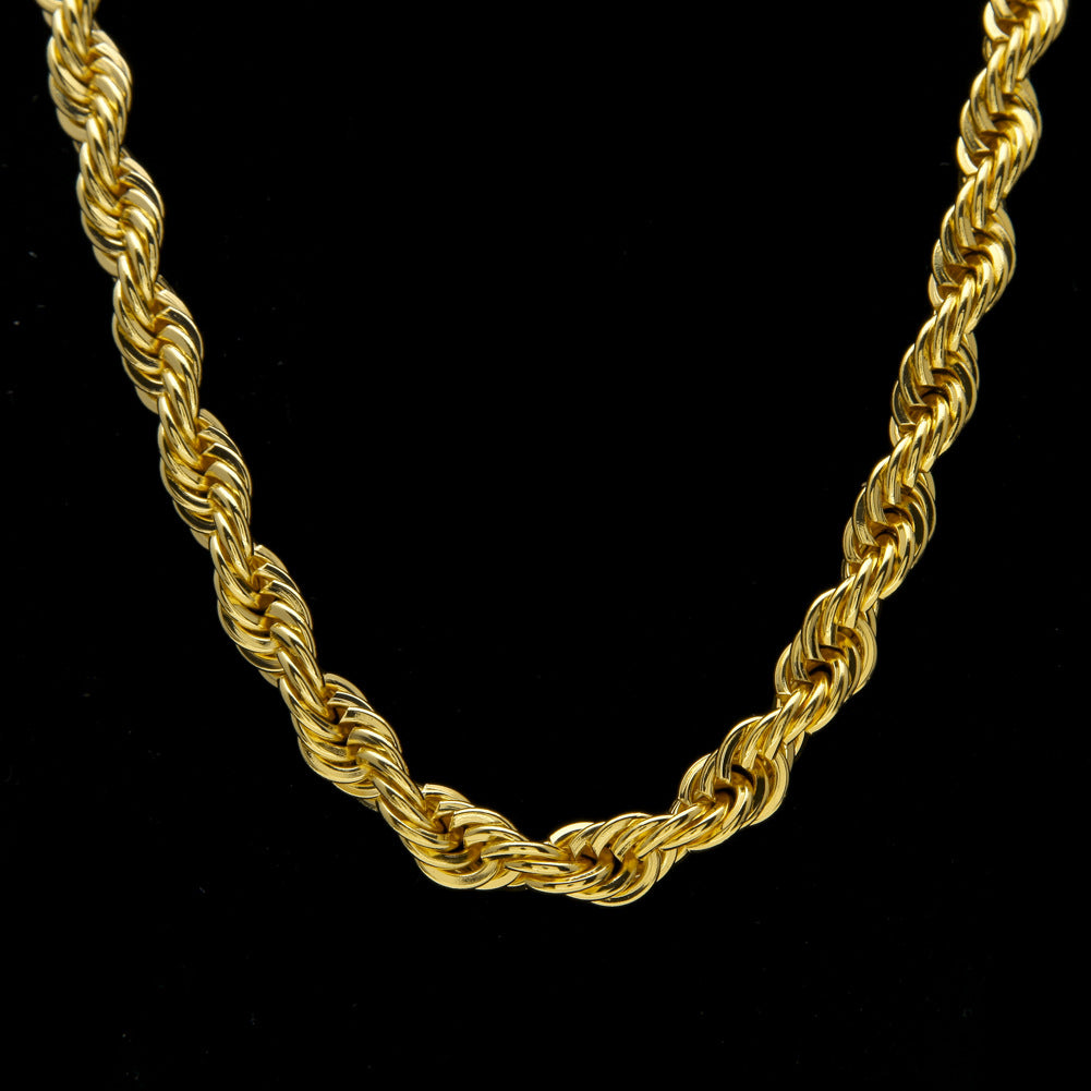 ICE WATER 10MM Heavy Rope Chain 30" Necklace