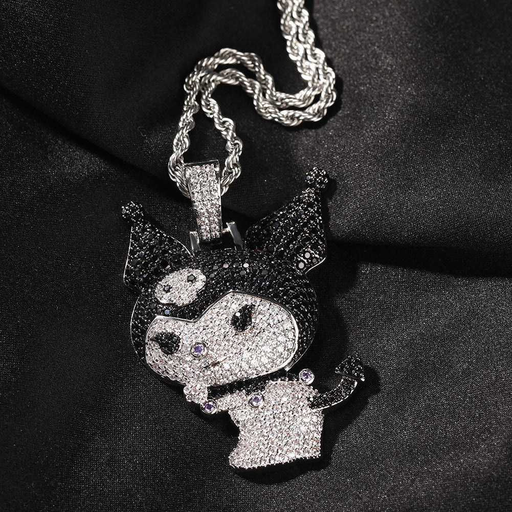 ICE WATER little demon Pendant copper zirconia