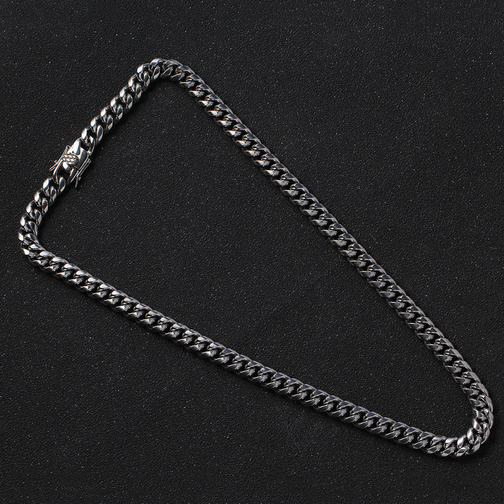 ICE WATER stainless Cuban Link Chain 6-18MM Width/ 6-30 inch