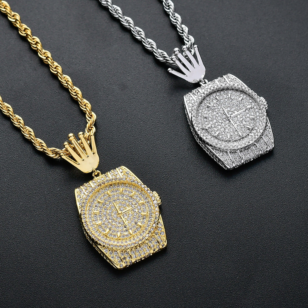 ICE WATER Hip-hop Fashion Watch Pendant