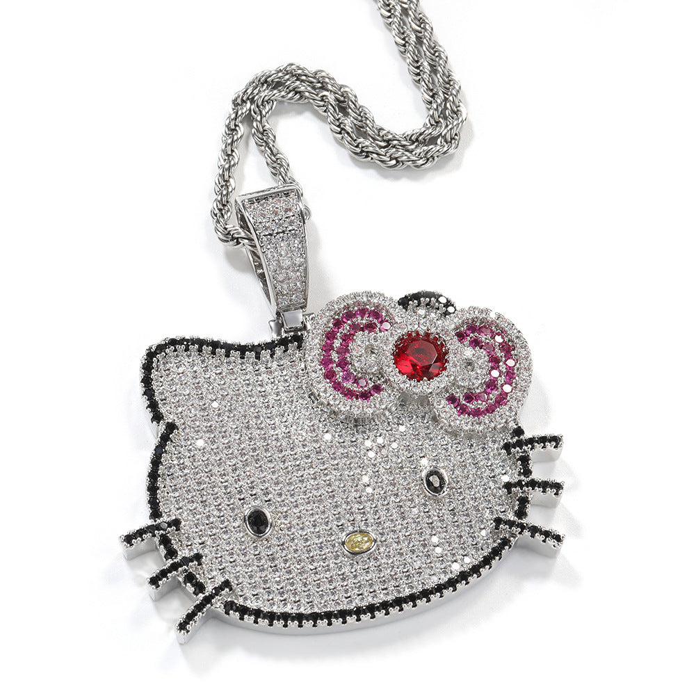 ICE WATER Hello Kitty Pendant Copper zironia