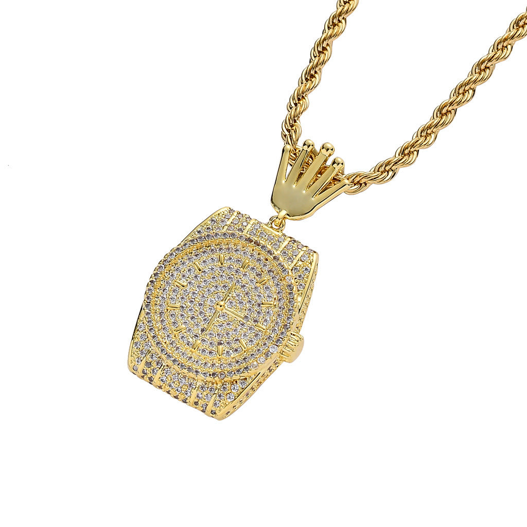 ICE WATER Hip-hop Fashion Watch Pendant