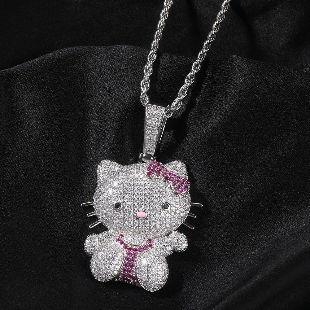 ICE WATER Hello Kitty Pendant Copper zironia