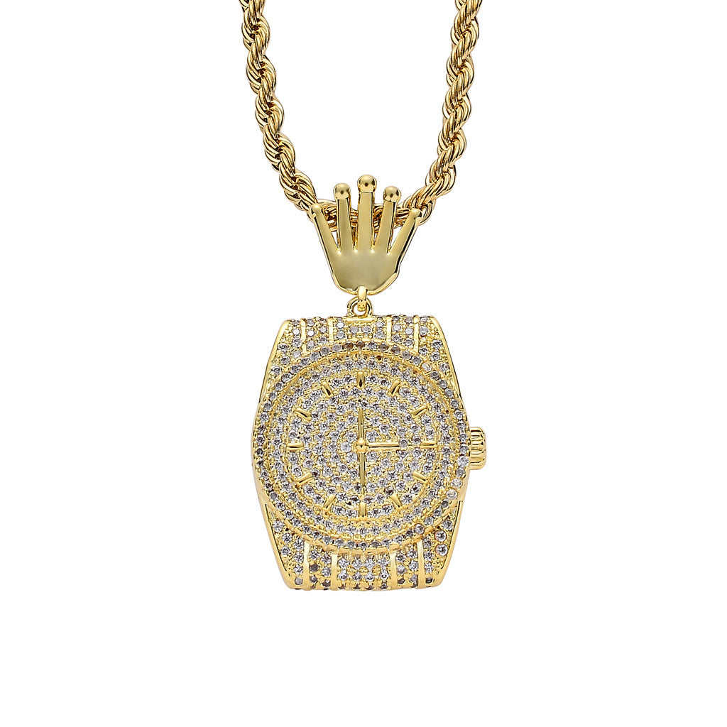 ICE WATER Hip-hop Fashion Watch Pendant