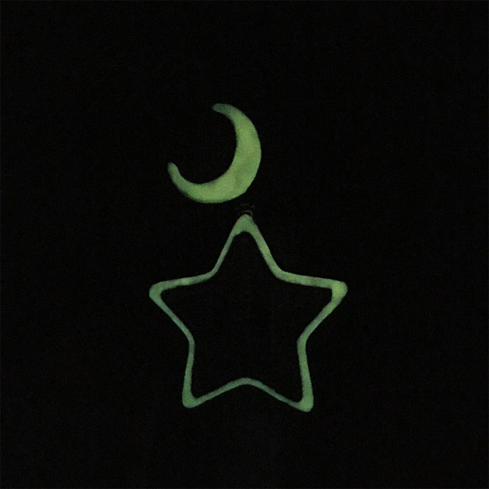 ICE WATER Luminous cute star Pendant With Zirconia