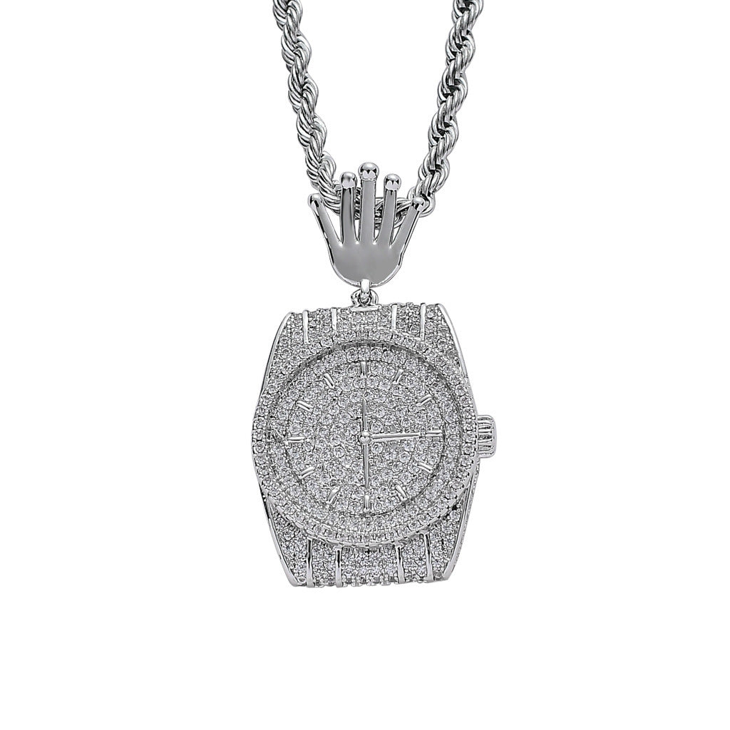 ICE WATER Hip-hop Fashion Watch Pendant