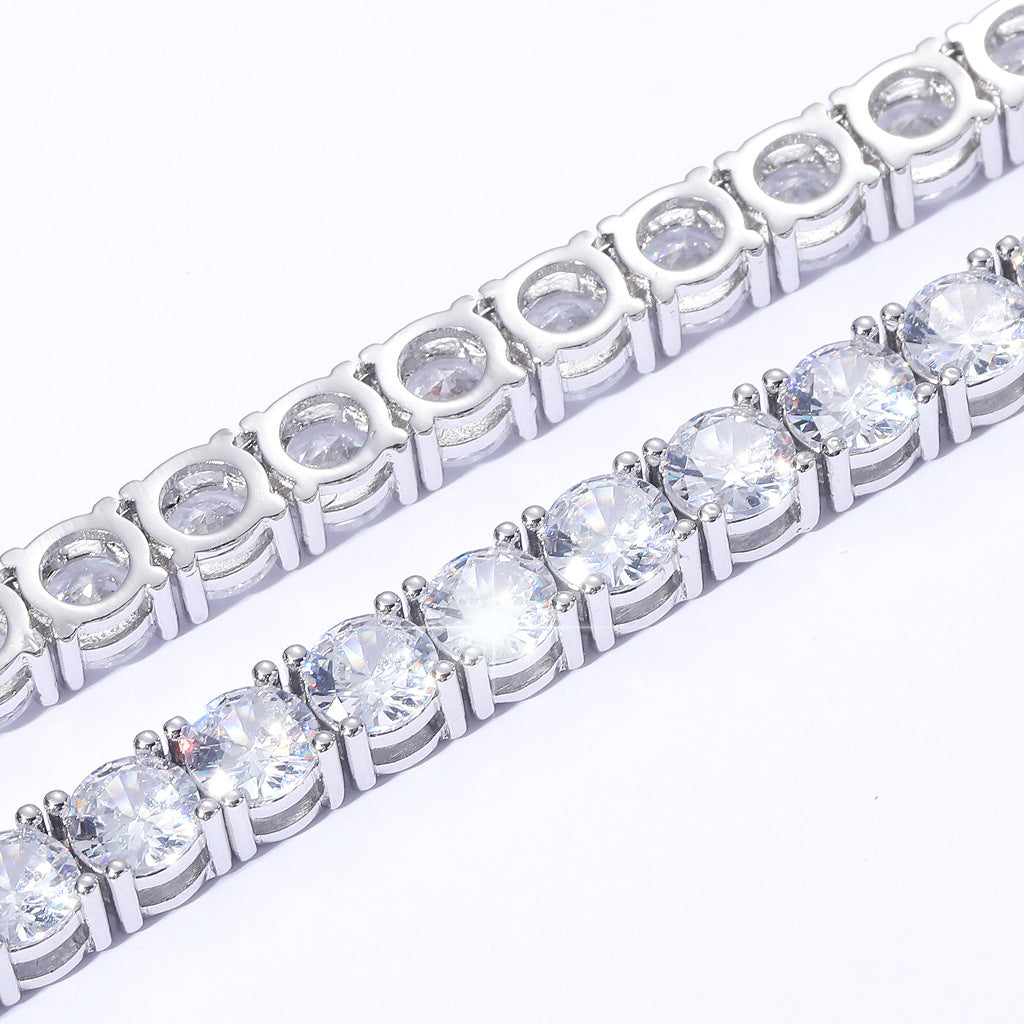 ICE WATER 3-8mm Diamond Tennis Chain Zirconia and copper