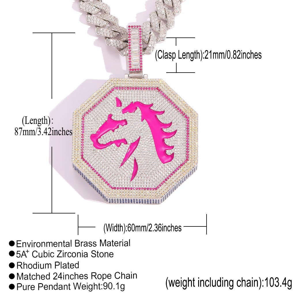 ICE WATER Twelve Chinese Zodiac Signs Card Pendant