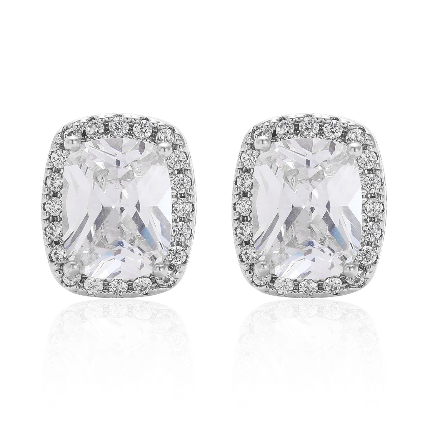 ICE WATER Unisex Earrings Zirconia