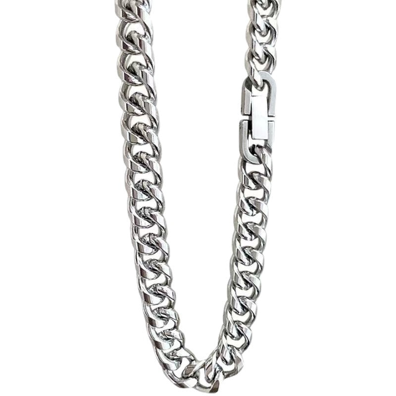 ICE WATER 14mm Width High Polished 40inches Cuban Curb Link Chain