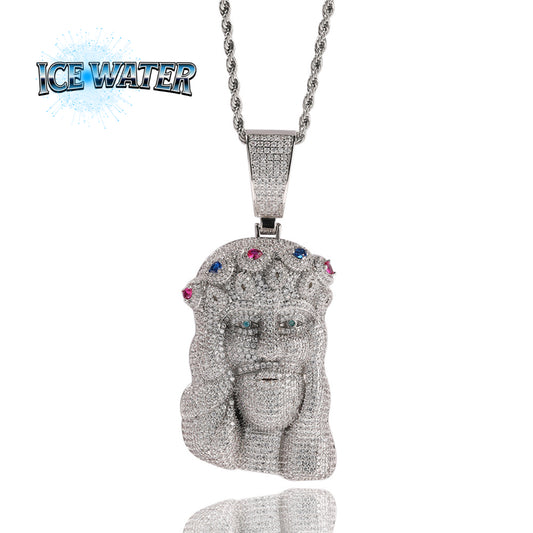 ICE WATER Large Jesus Piece Pendant