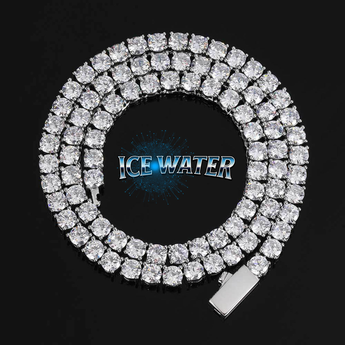 ICE WATER Tennis chain 4mm Hip-hop style