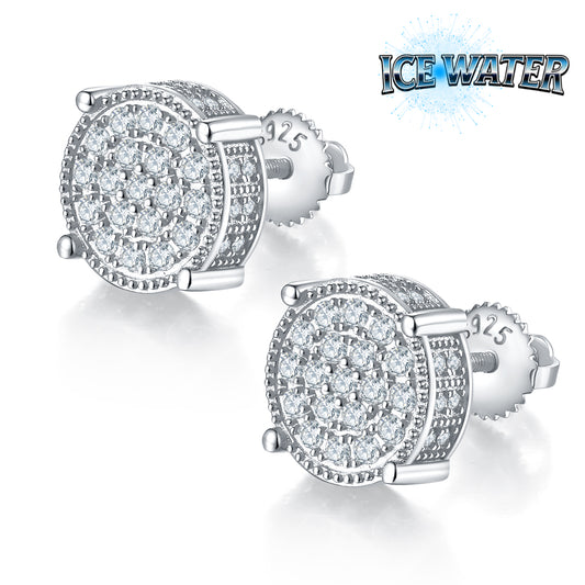 Moissanite earring 925 Studs Earrings Set